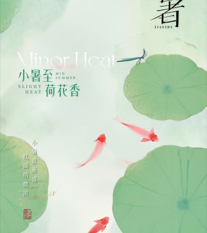 AE小暑节气海报