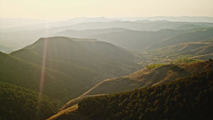 风力发电新能源乡村振兴青山碳中和