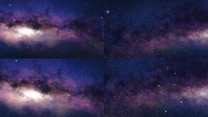 8k超宽屏星空粒子宇宙背景