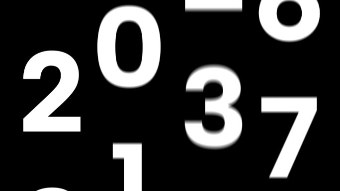 带通道简约数字滚动