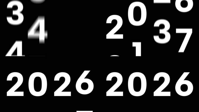 带通道简约数字滚动