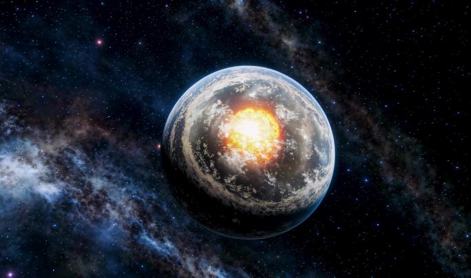 宇宙星球爆炸奇观