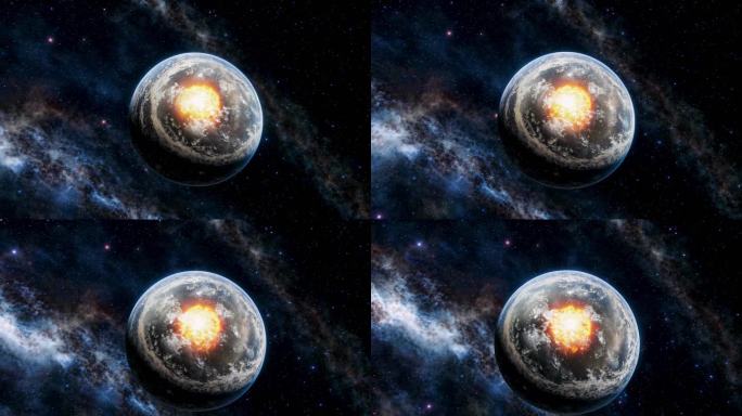 宇宙星球爆炸奇观