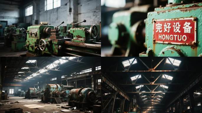 老工厂旧厂房上世纪国企