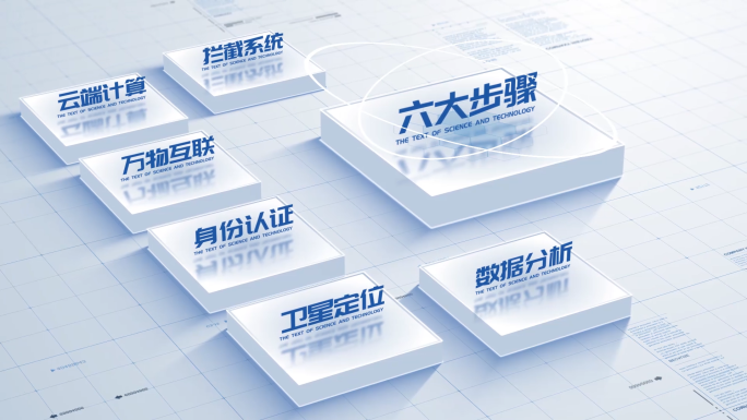 三维企业行业结构板块展示【无插件】