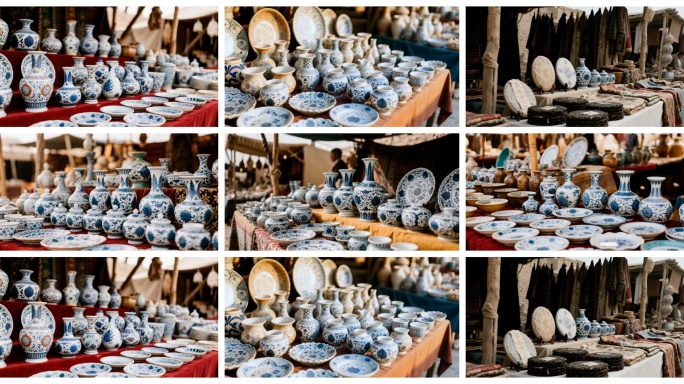 11 异域集市 青花瓷