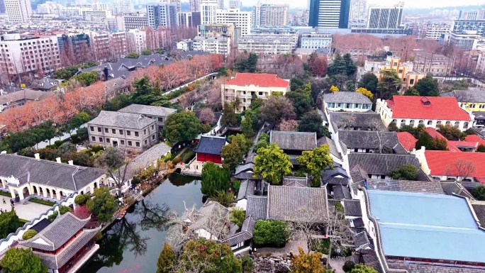 航拍南京总统府
