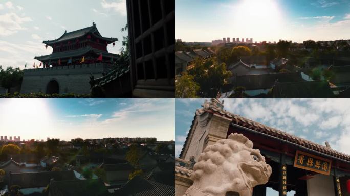浚县古城 浚县县衙 古风建筑庭院景观