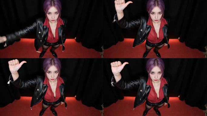 个性女孩的魅力视角