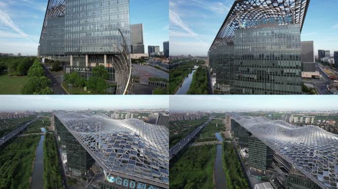 G60科创云廊建筑景观航拍