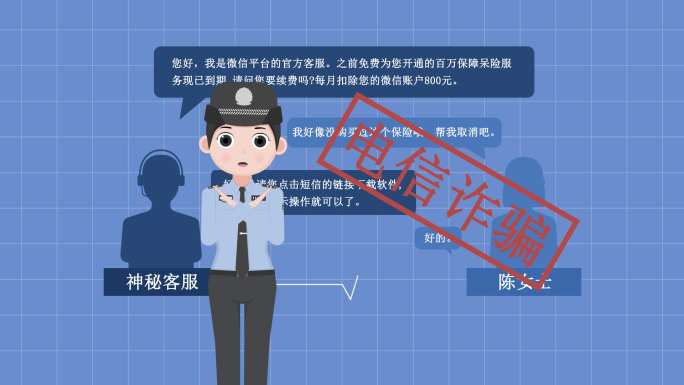 防范电信诈骗mg动画