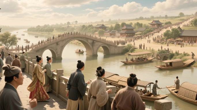 古代生活 贸易 人文 场景