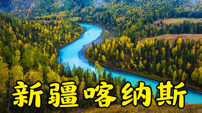 新疆喀纳斯风光4K