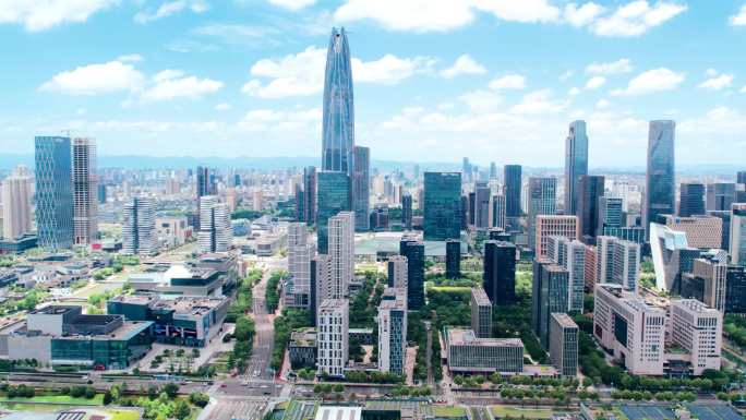 宁波东部新城航拍4K