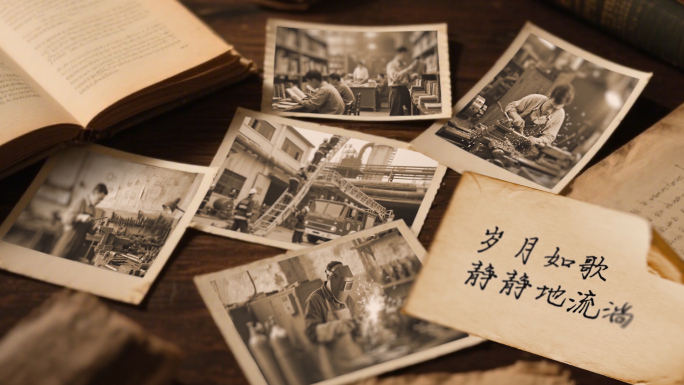 泛黄老照片回忆录图片展示