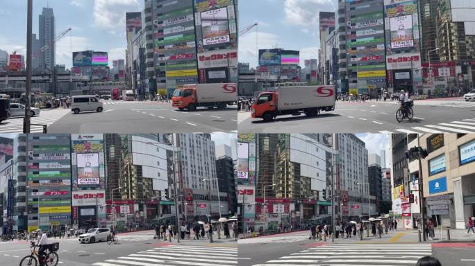 涉谷街头 车水马龙
