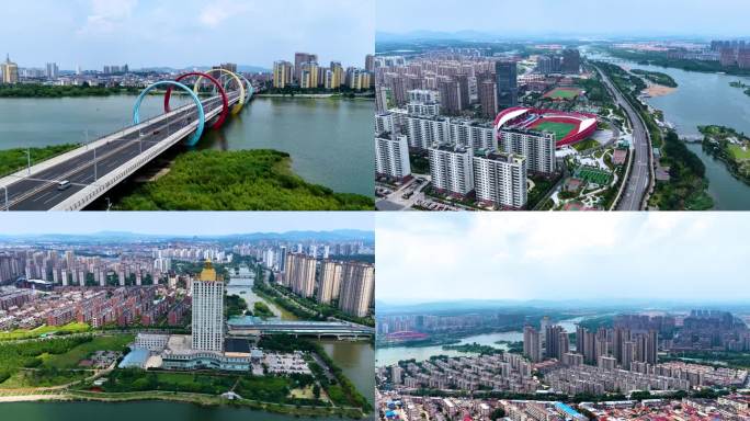 沂水航拍城市地标风光延时宣传片