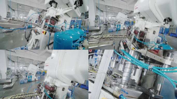 瓶罐瓶盖铝塑塑料制品制盖洁净产线智能制造