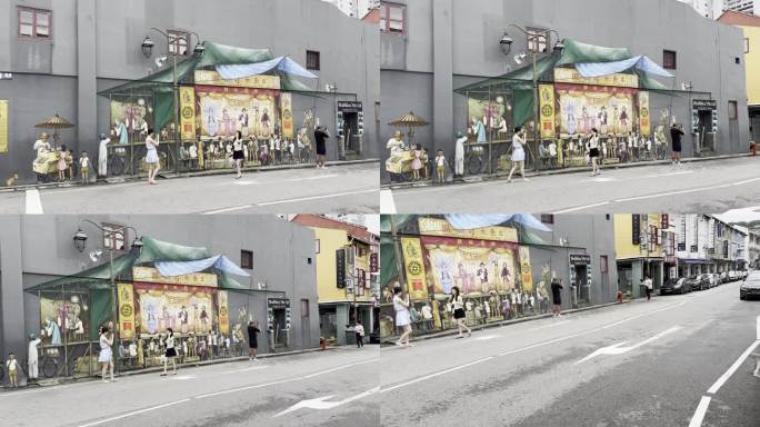 新加坡街头壁画艺术