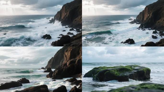 壮阔海岸线风光