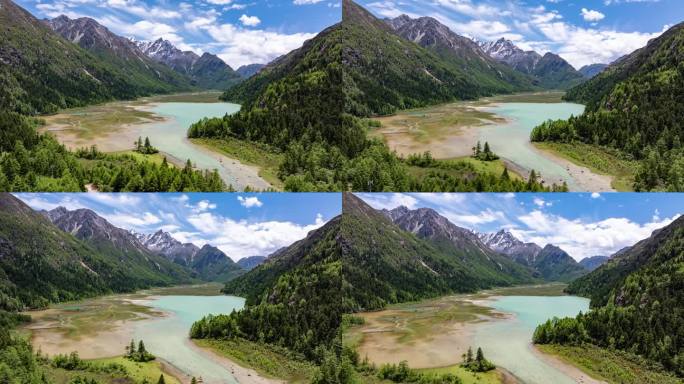 四川甘孜州秘境莲花湖2