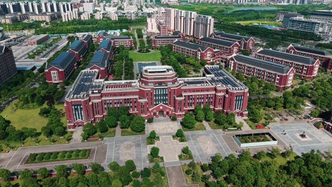 上海建桥学院航拍