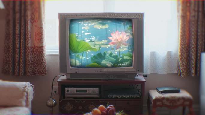 复古电视屏幕替换