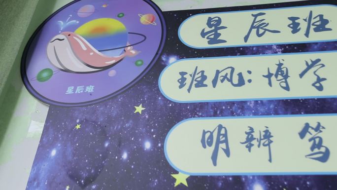 星辰班级主题展示