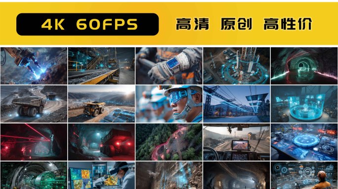 矿山 智慧矿山 煤矿矿山智能化开采作业