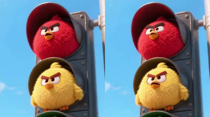 愤怒的小鸟交通灯