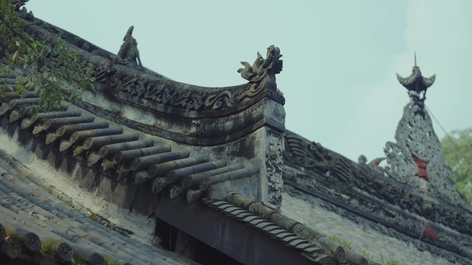 古建筑意境唯美东方美学意境东方古镇寺庙