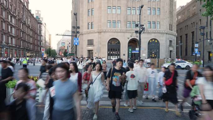 城市人群生活节奏掠影 慢门 王家卫影像