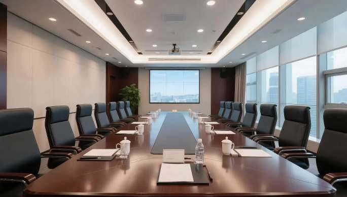 办公室会议室办公座椅休息室科技会议室