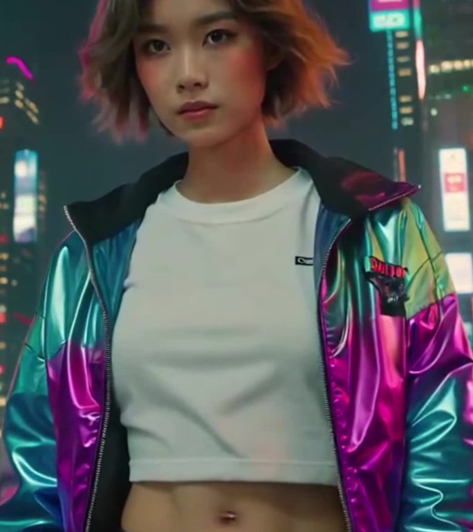 赛博朋克潮流女性