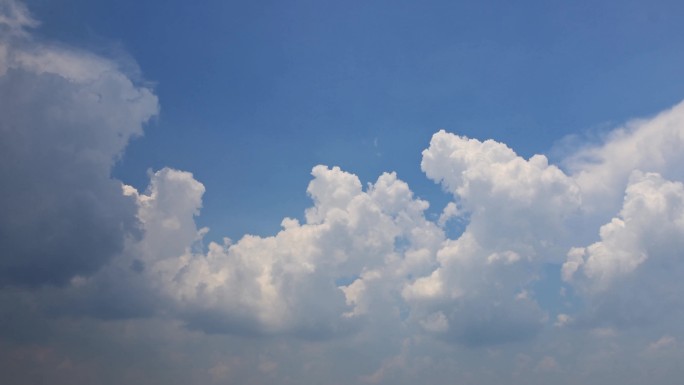 4K夏天白云延时