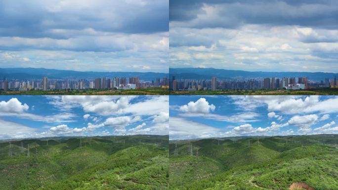 太原东山全景