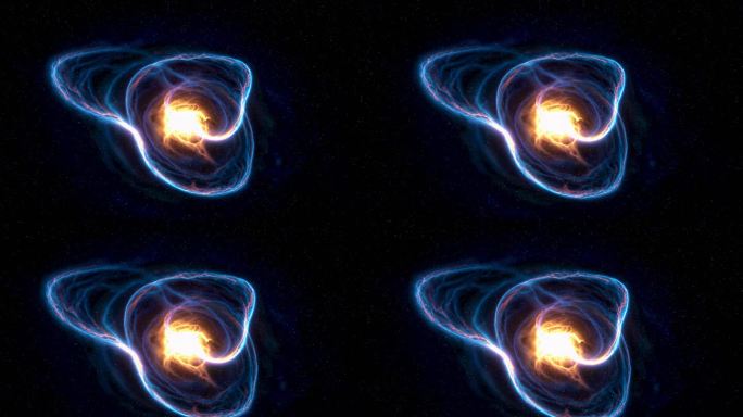 宇宙星云能量爆发