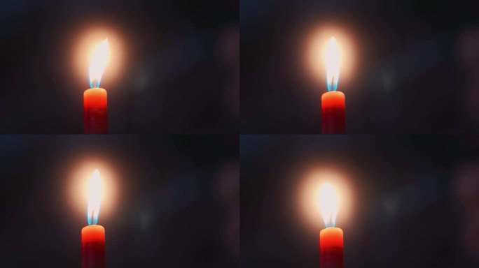 烛光摇曳的温暖