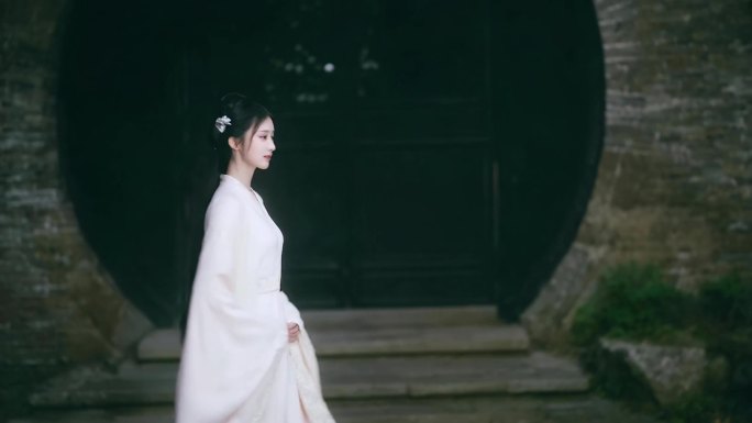 汉服女子唯美意境