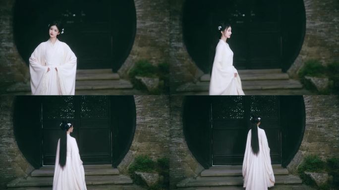 汉服女子唯美意境