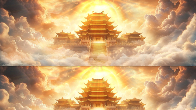 天宫云海天界云霄宫殿