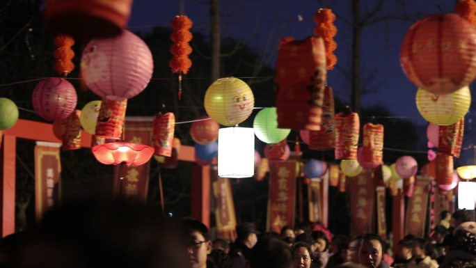 节日灯笼夜景