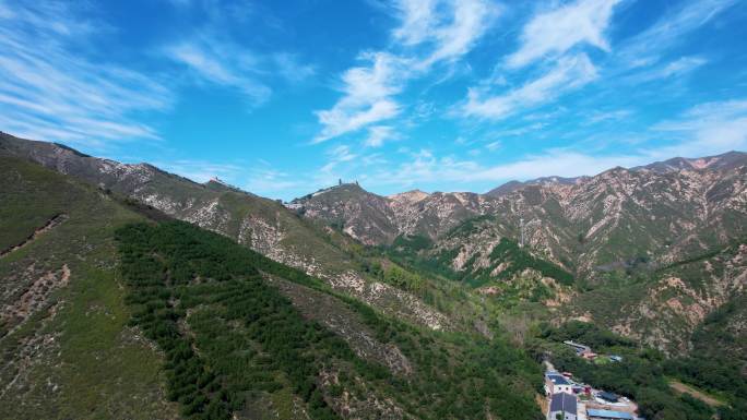 4K山西5A景区雄关雁门关山峰关隘航拍