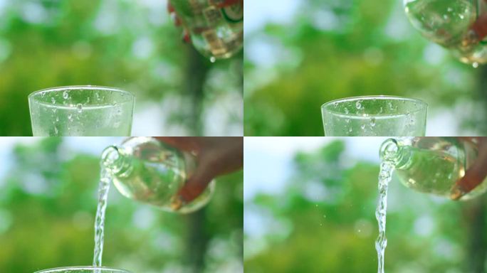 夏日 阳光 倒汽水