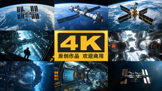 【4K】未来空间站 空间站