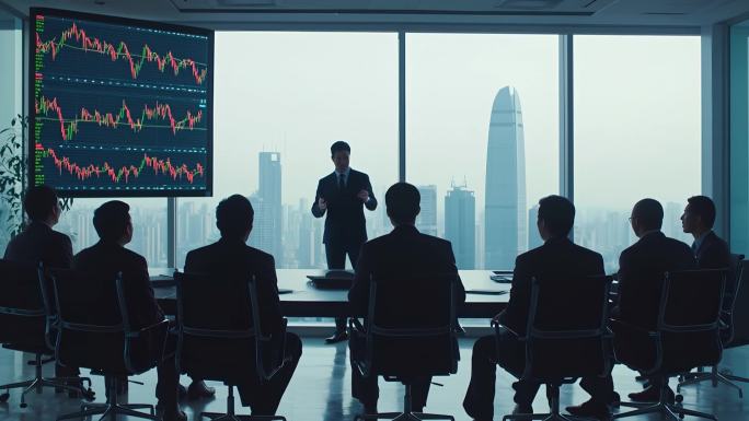 上市公司资深交易员在分析股价走势