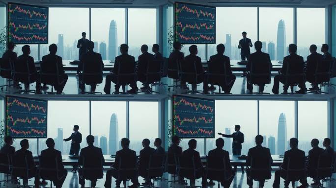 上市公司资深交易员在分析股价走势