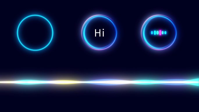 语音助手界面带通道4款