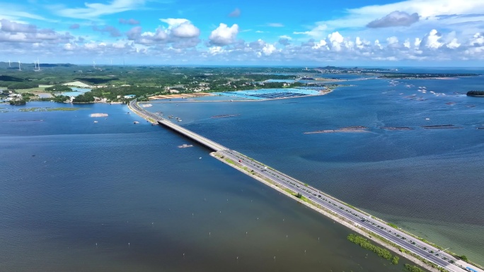 鹿耳环江  麻蓝头岛 广西最美滨海公路