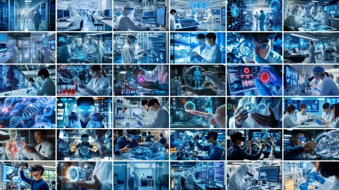 各领域科研人员科研实验生物研究工程师合集